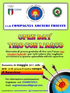 Open day 28 maggio 2017