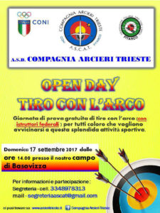 Open Day 17 settembre 2017